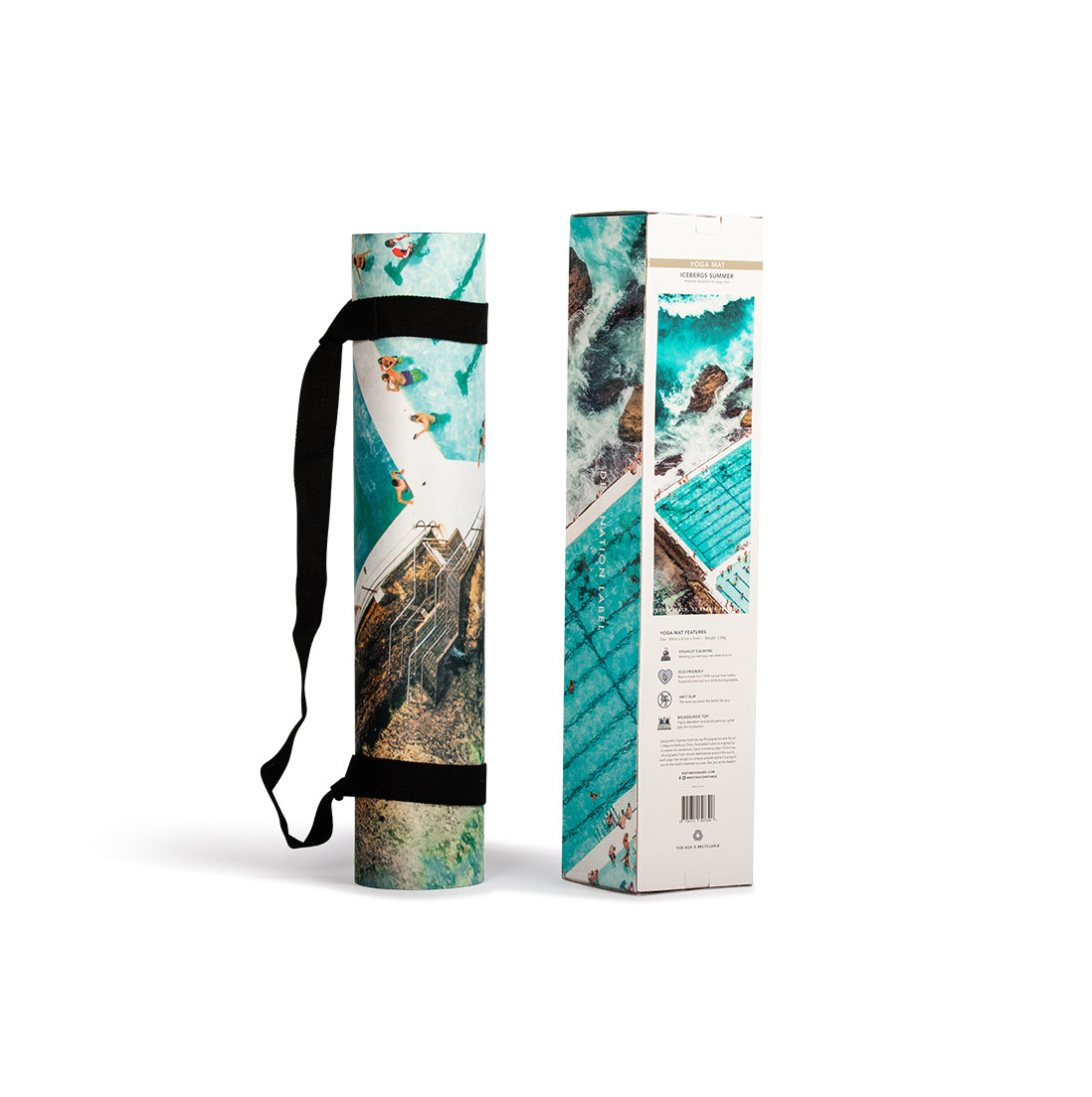Icebergs Summer yoga mat