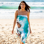 Icebergs Summer beach towel