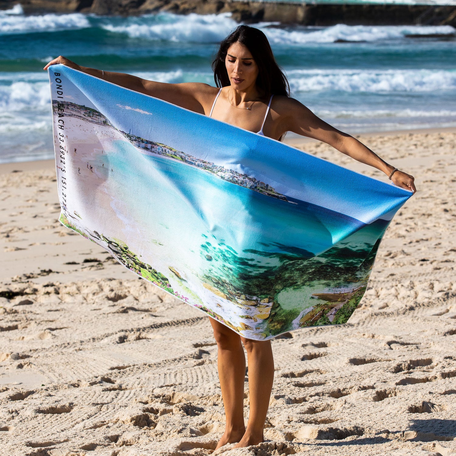 Bondi beach towel - Bondi Blues
