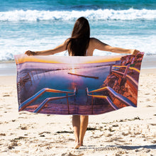 Load image into Gallery viewer, Cold Gold beach towel