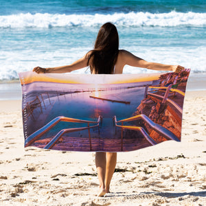 Cold Gold beach towel