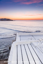 Icebergs Painting Tea Towel