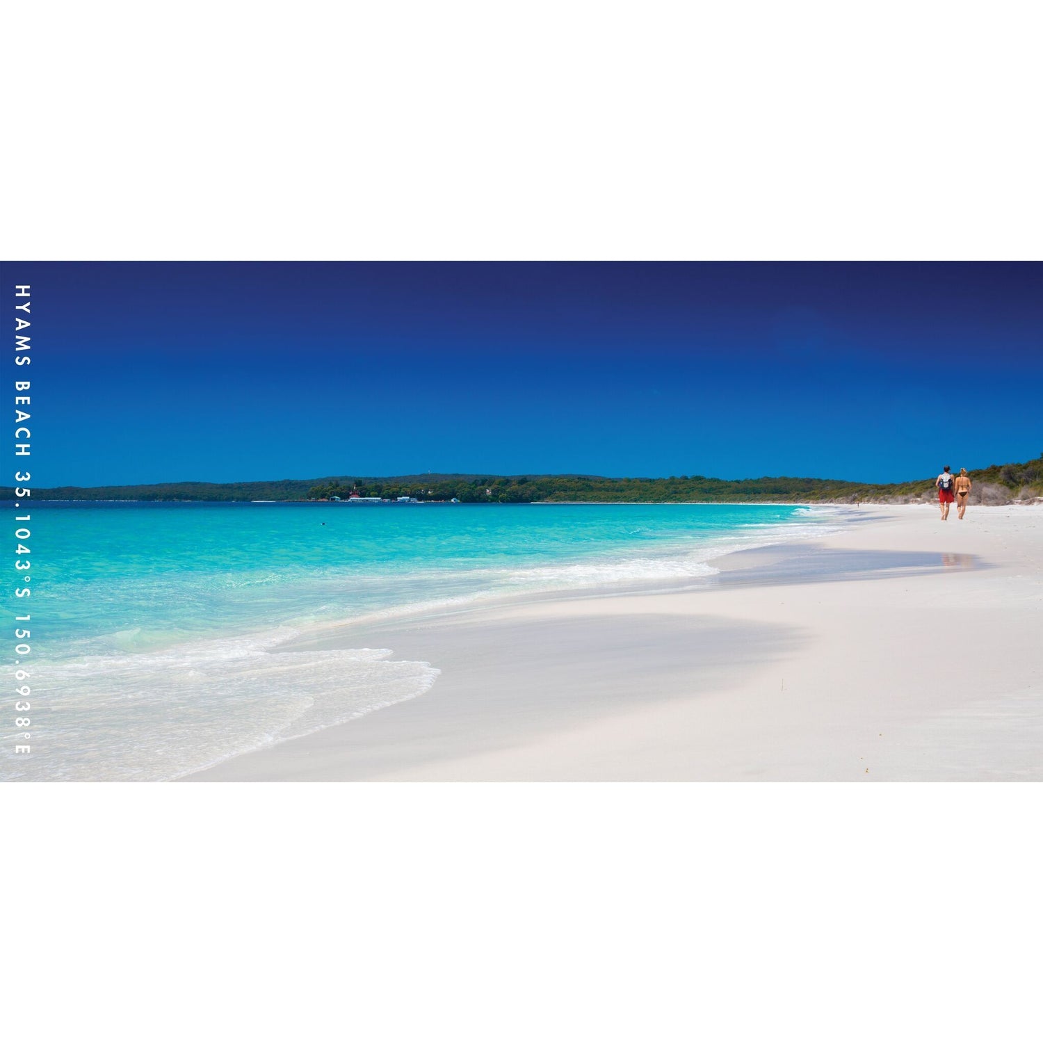 Hyams Blues beach towel