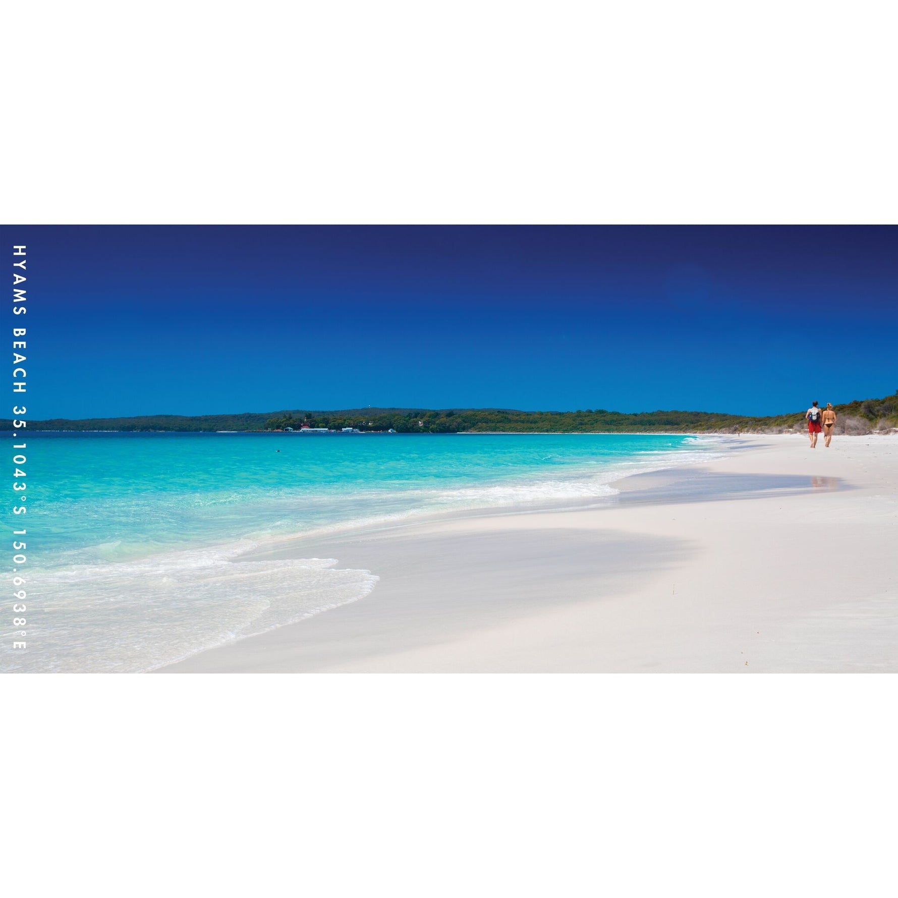 Hyams Blues beach towel