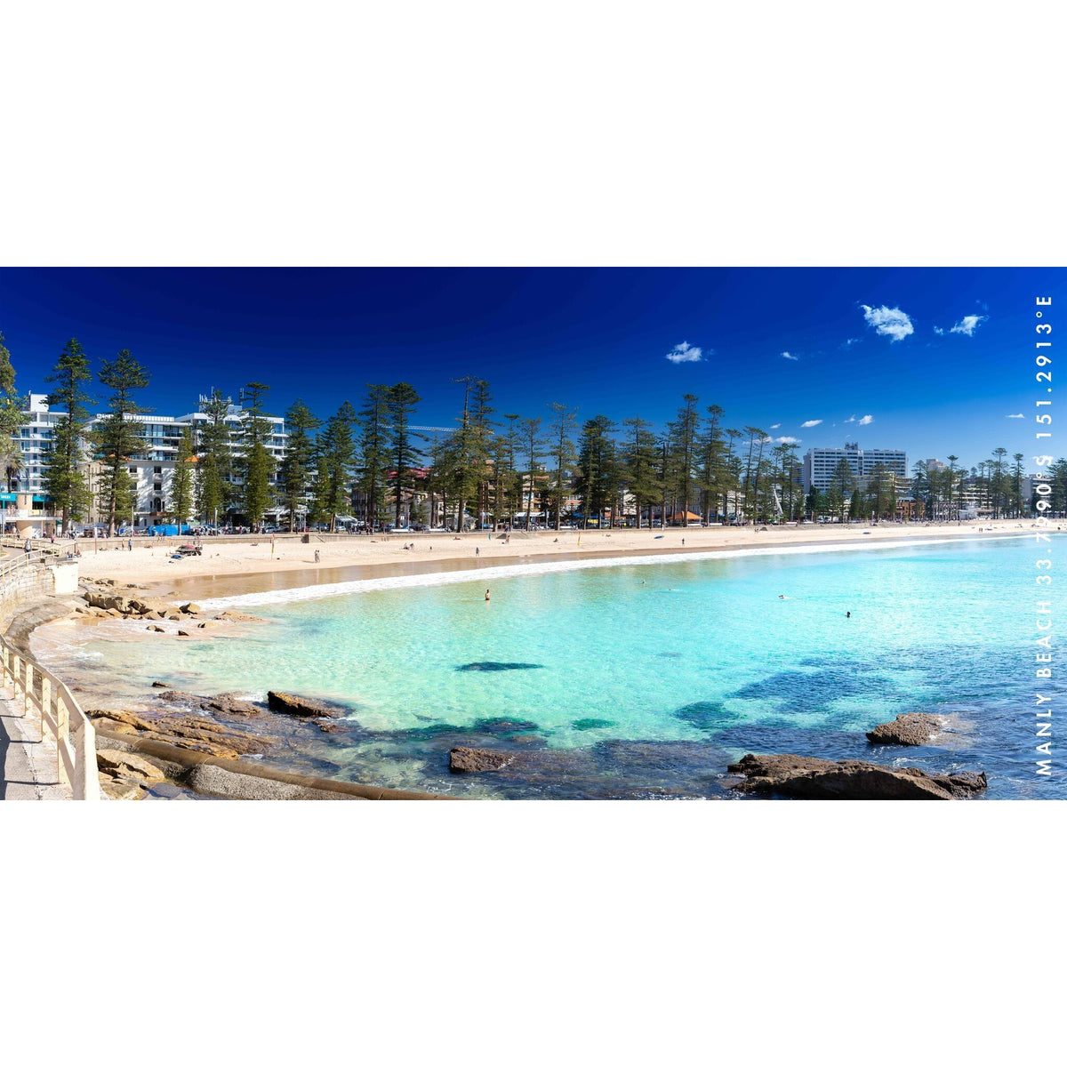 Manly Moments beach towel