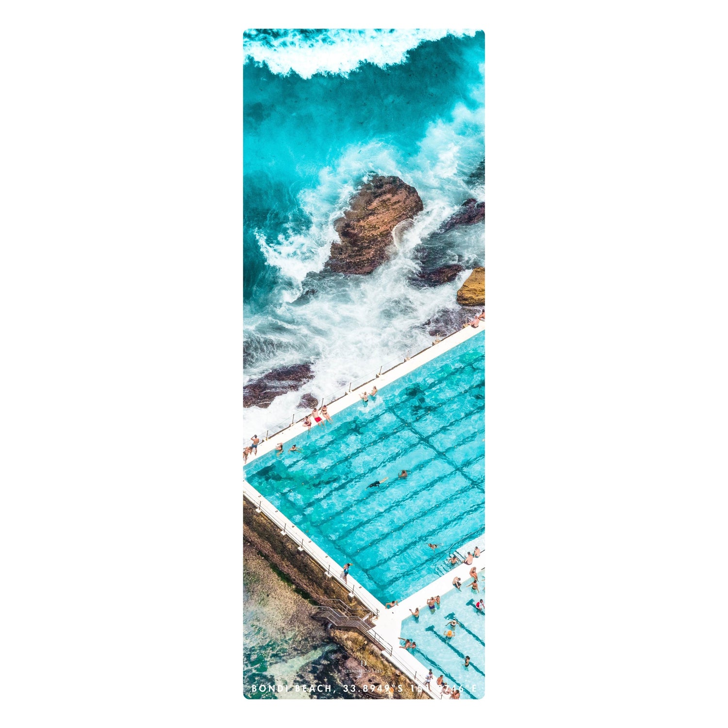 Icebergs Summer yoga mat