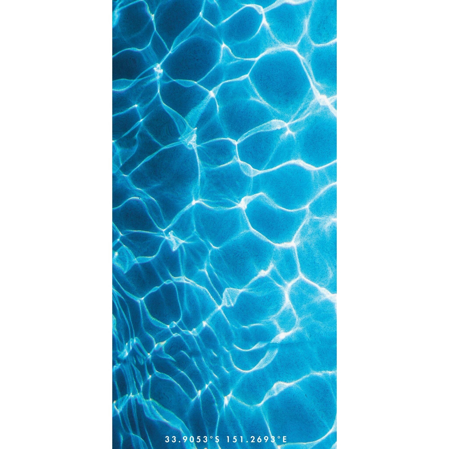 Watercolour beach towel