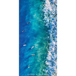 Blue Boards beach towel