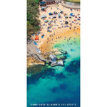 Camp Cove Corner beach towel