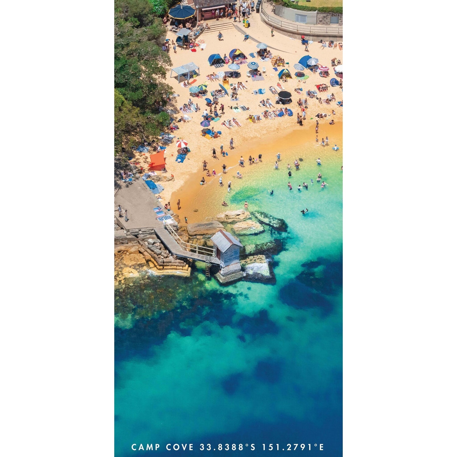 Camp Cove Corner beach towel