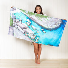 Load image into Gallery viewer, Elephant Waters beach towel