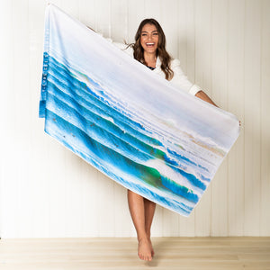 Endless Lines beach towel