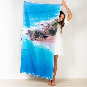 The Pass beach towel