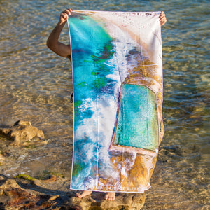 Cronulla Tides beach towel