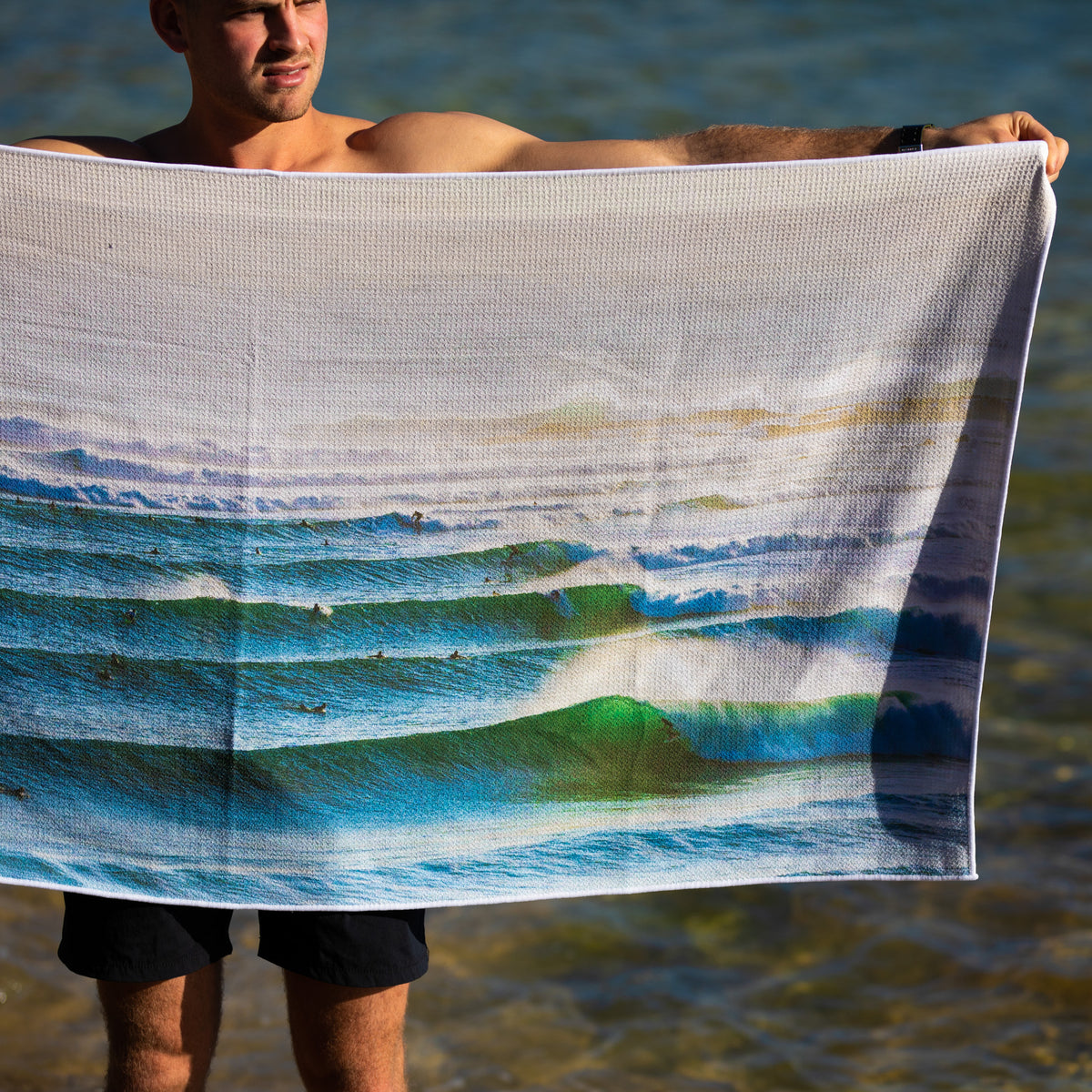 Endless Lines beach towel