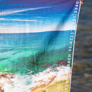 Vivid Avalon beach towel