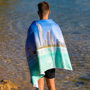 Crispy Icons beach towel