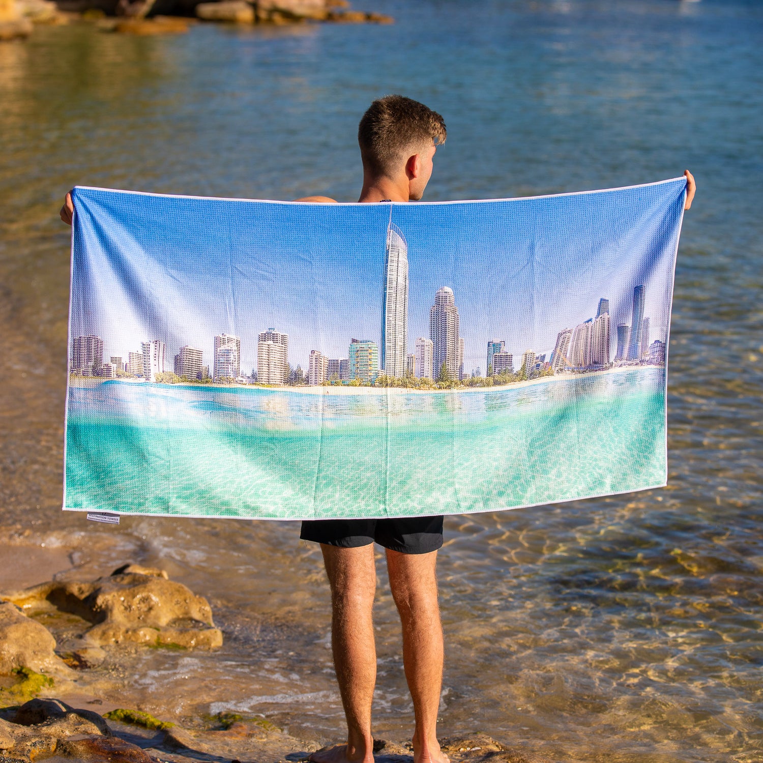 Crispy Icons beach towel