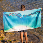 Shipwrecks beach towel
