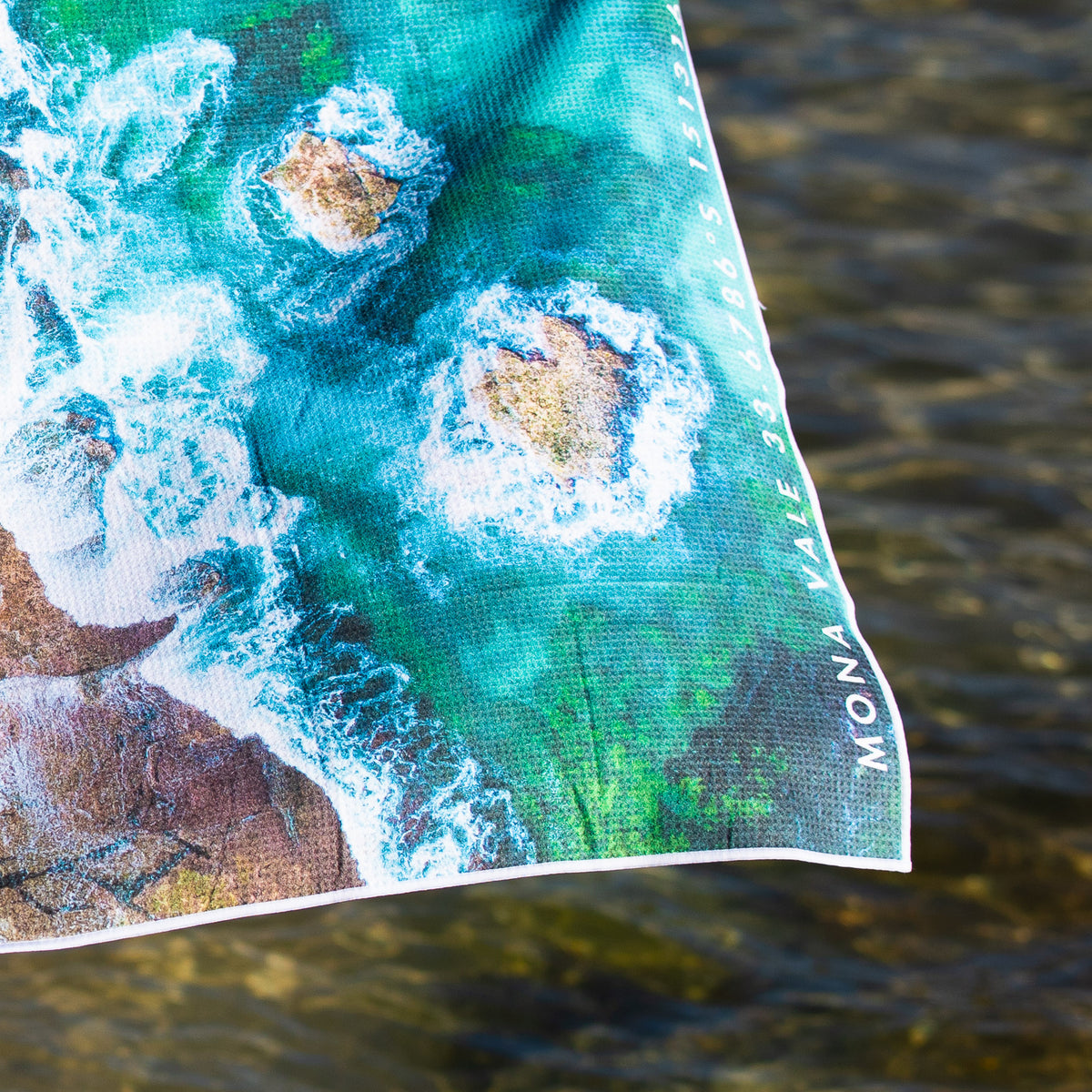 Mona Tides beach towel