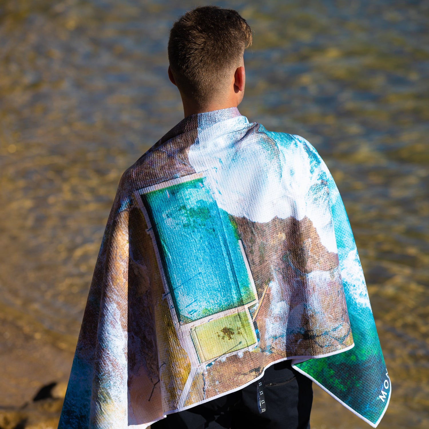 Mona Tides beach towel