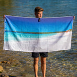 Hyams Blues beach towel