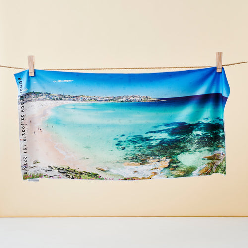 Bondi Blues beach towel