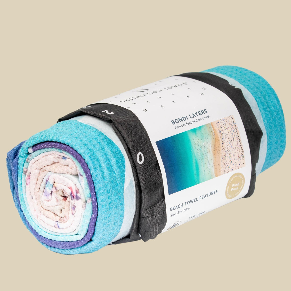 Bondi Layers beach towel