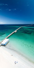 Load image into Gallery viewer, Busselton Jetty beach towel