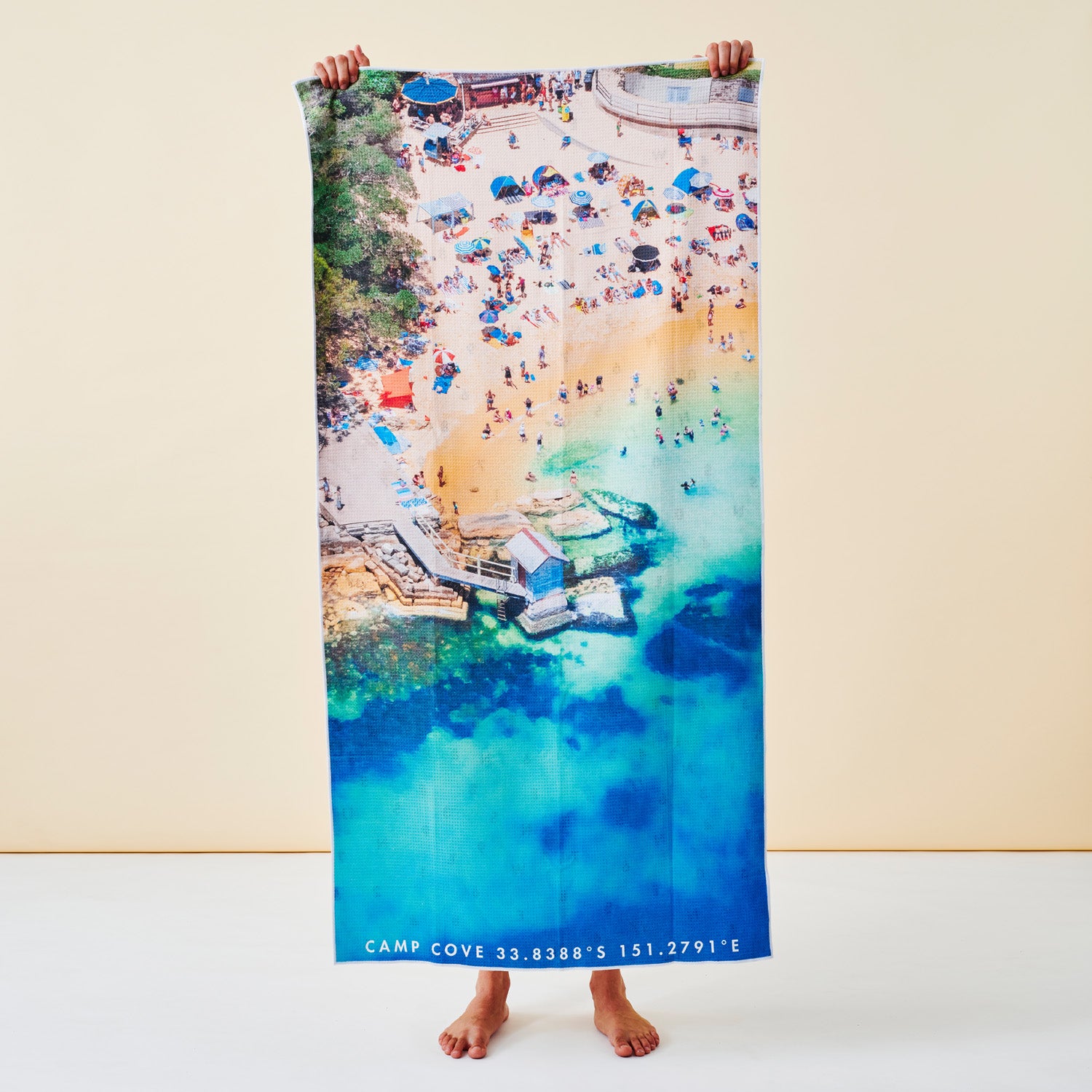 Camp Cove Corner beach towel