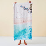 Coogee Boats beach towel