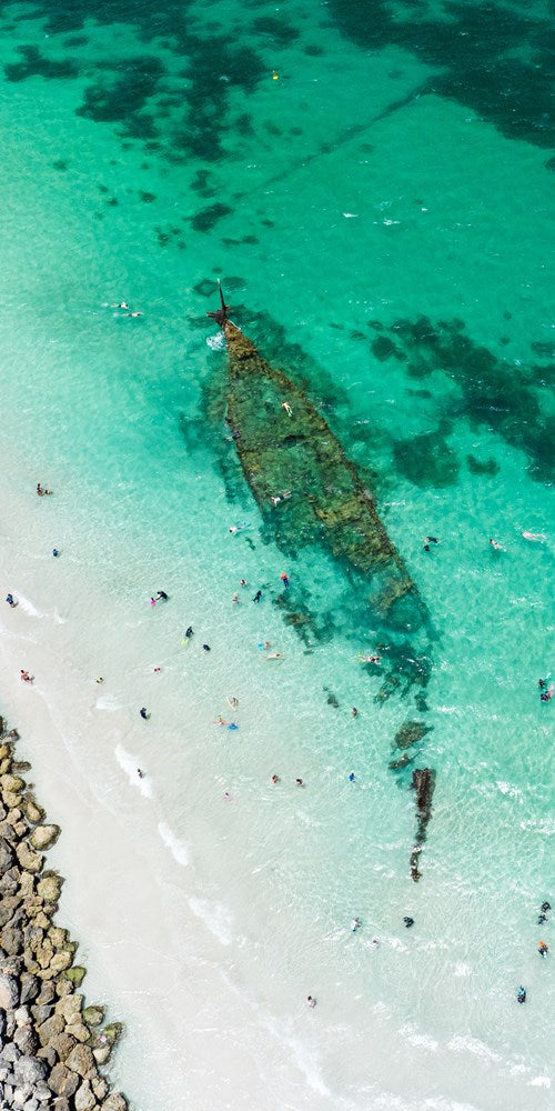 Coogee Wreck beach towel
