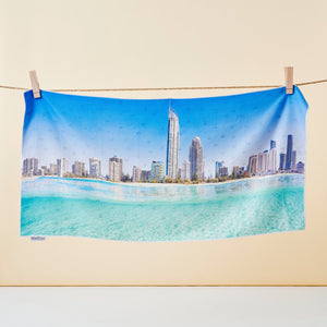 Crispy Icons beach towel