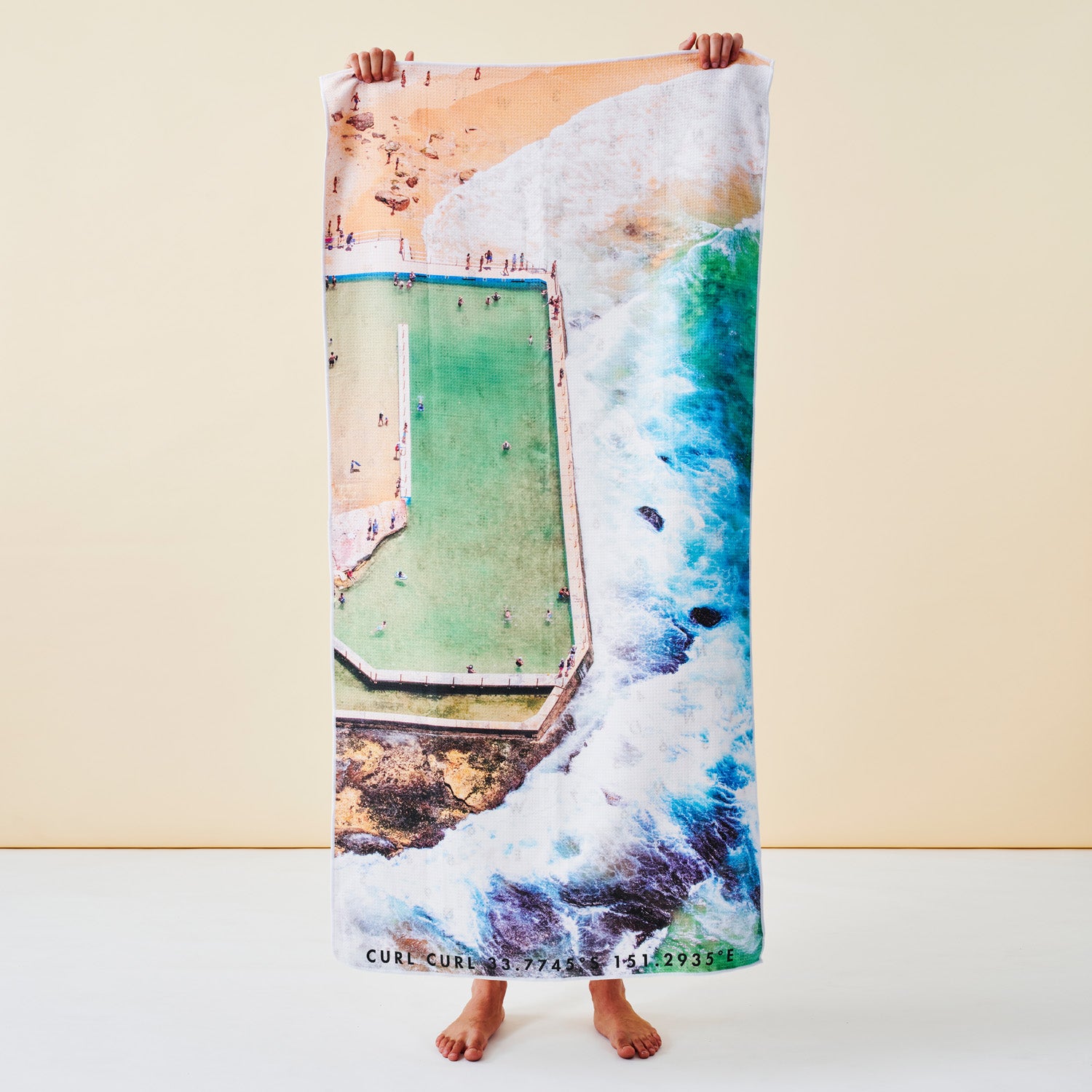 Curly Textures beach towel