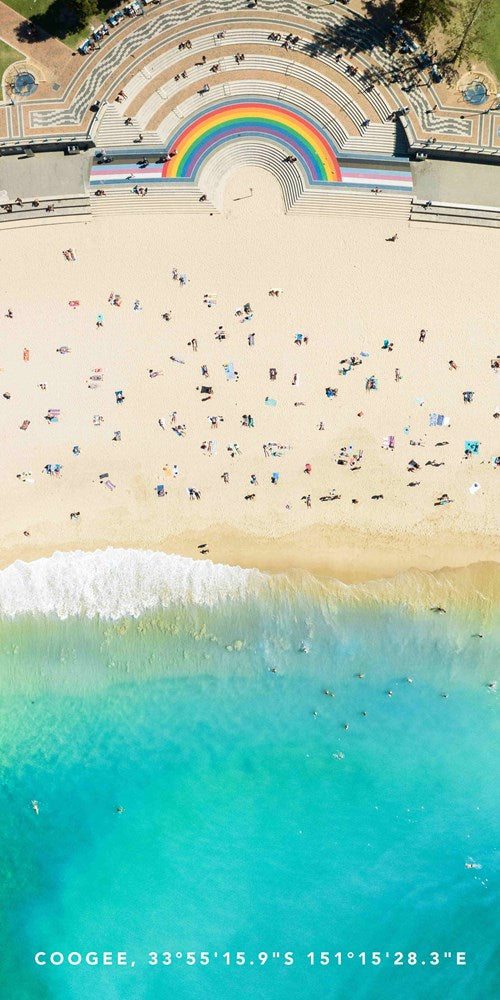 Coogee shores beach towel