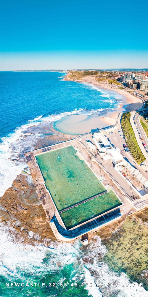 Newy Pools beach towel