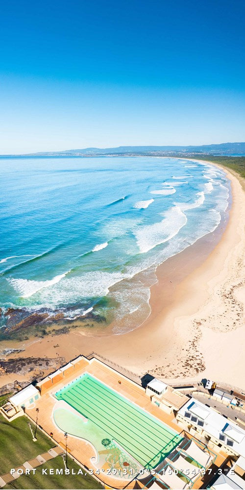 Kembla clarity beach towel
