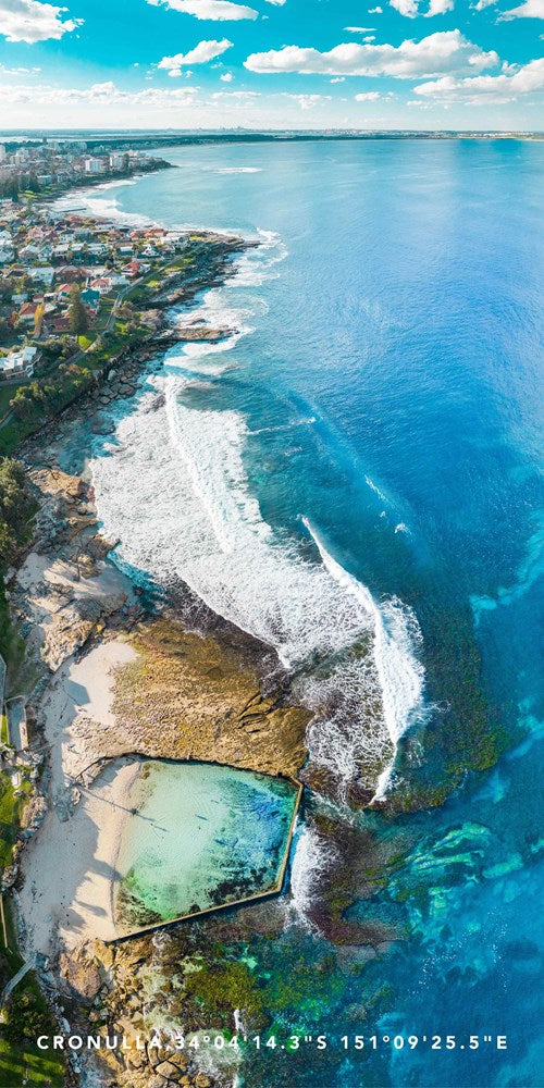 Cronulla Coast beach towel