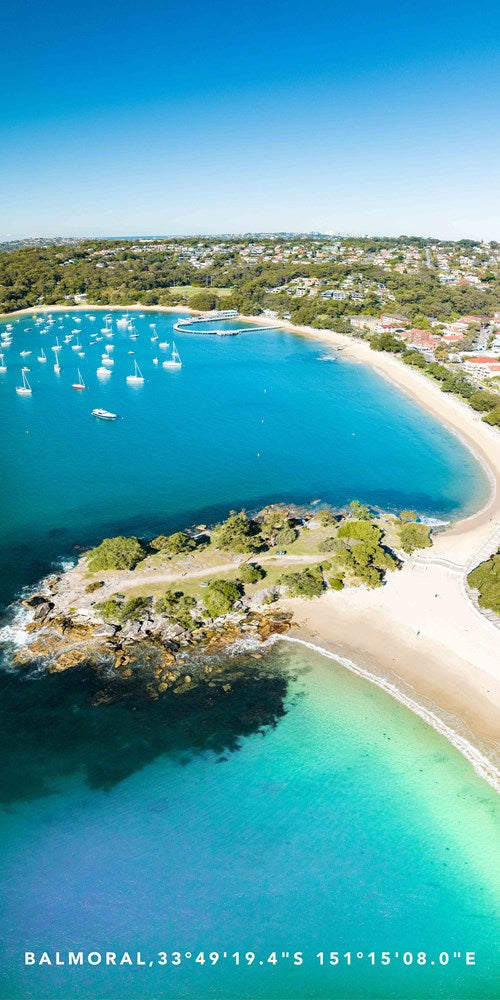 Balmy Balmoral beach towel