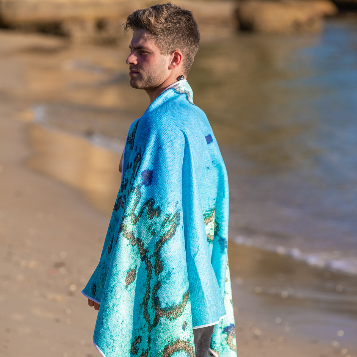 Reef Love beach towel
