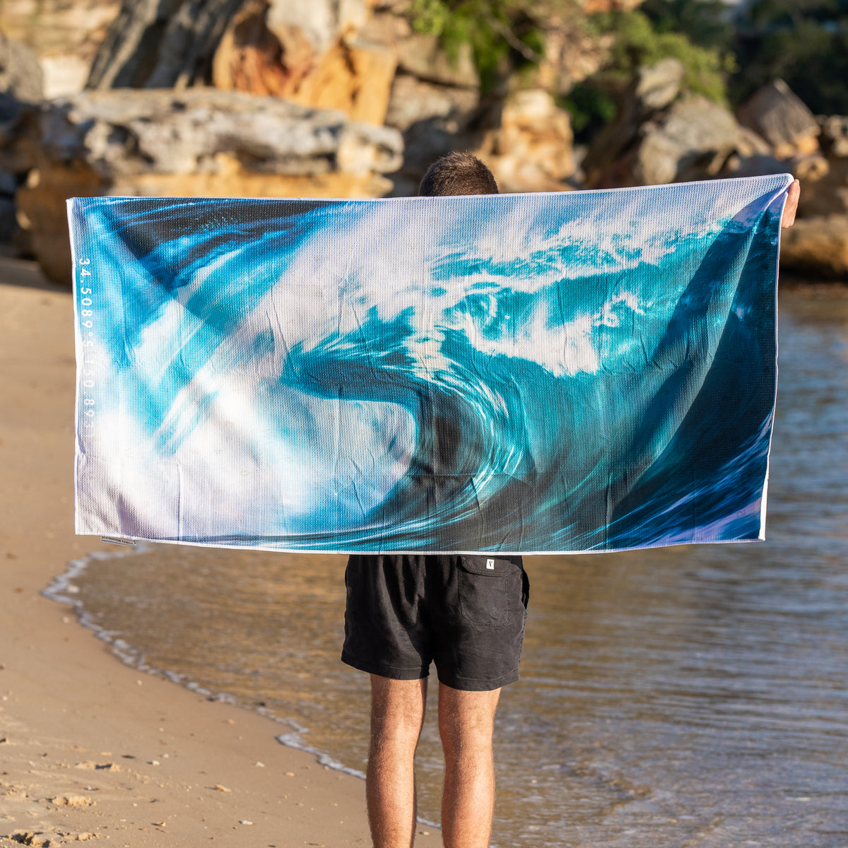 Sea Swell beach towel