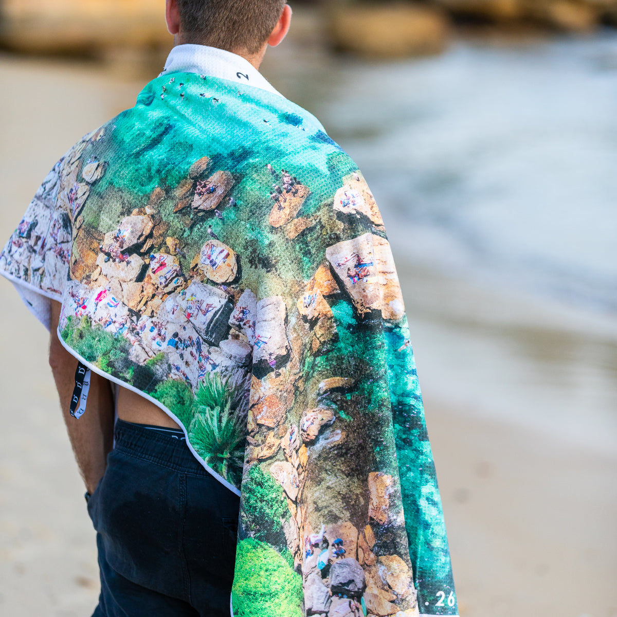 Hot Rocks beach towel