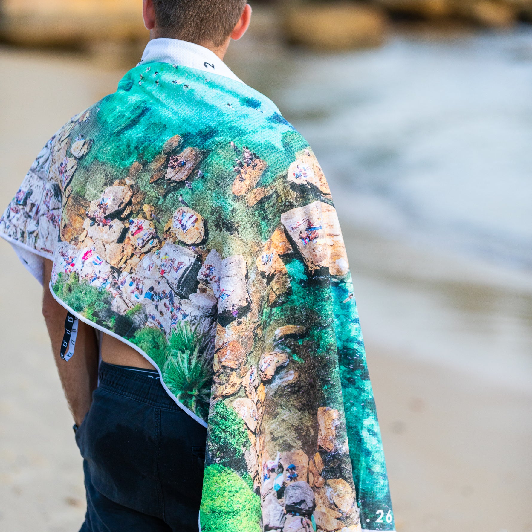 Hot Rocks beach towel
