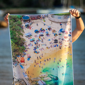 Camp Cove Corner beach towel