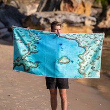 Load image into Gallery viewer, Reef Love beach towel