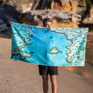 Reef Love beach towel