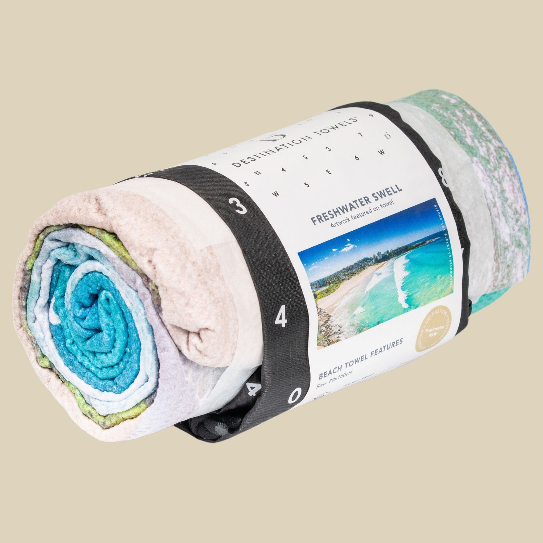Freshwater Swell beach towel