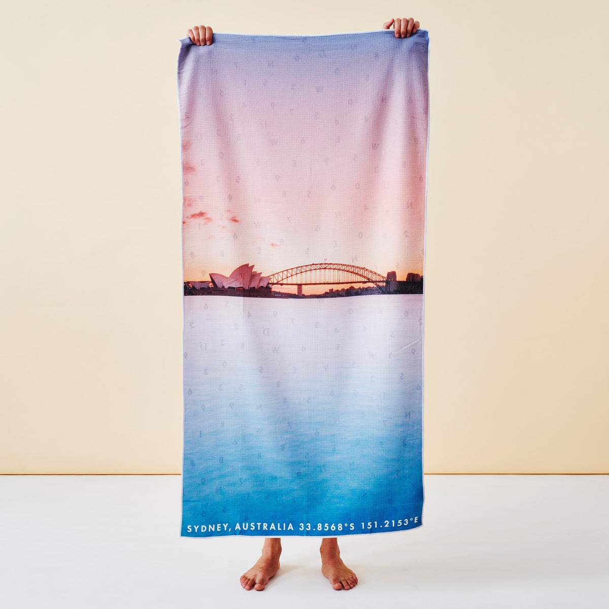 Harbour Pastels beach towel