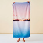 Harbour Pastels beach towel