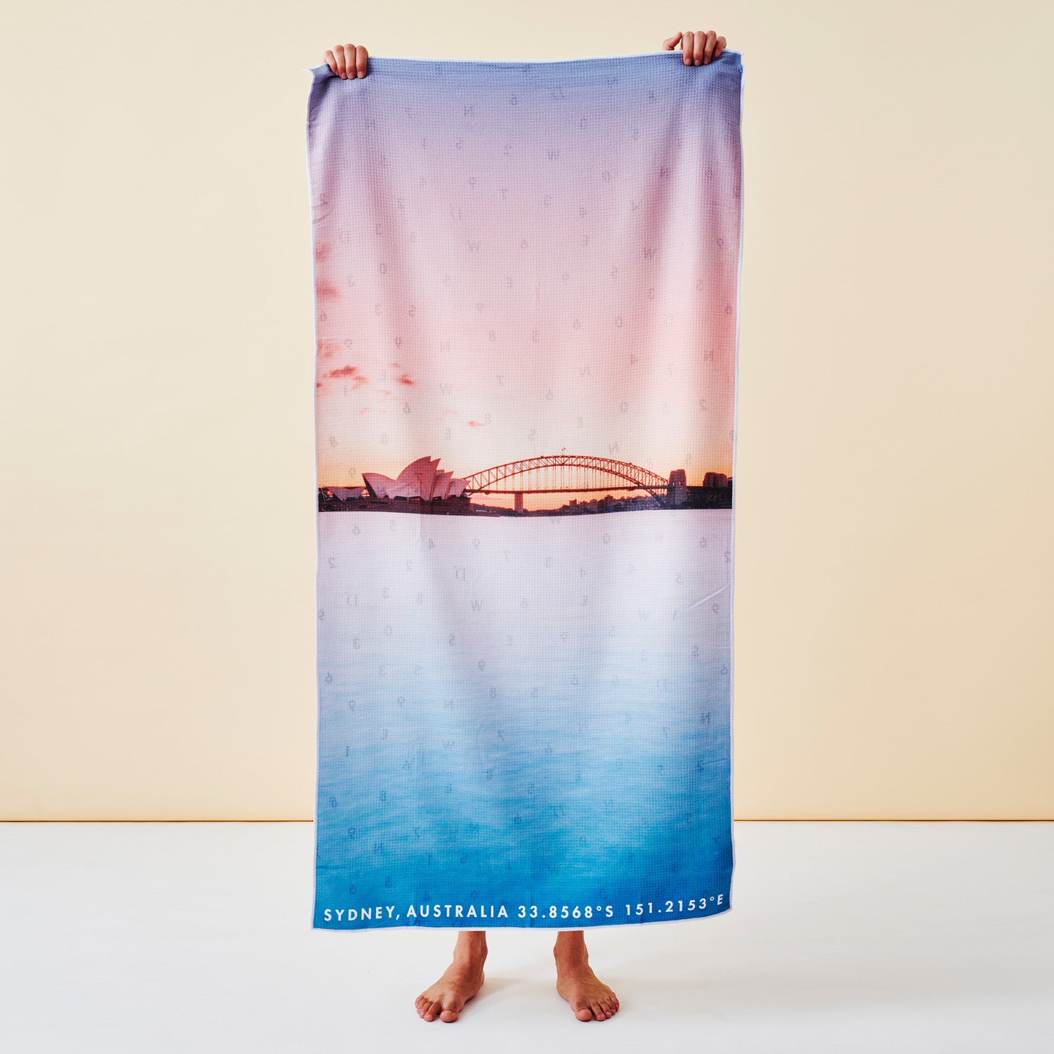 Harbour Pastels beach towel